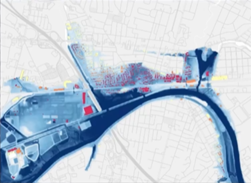 Data VoS blog ch4 rapidly changing earth NSW street flood