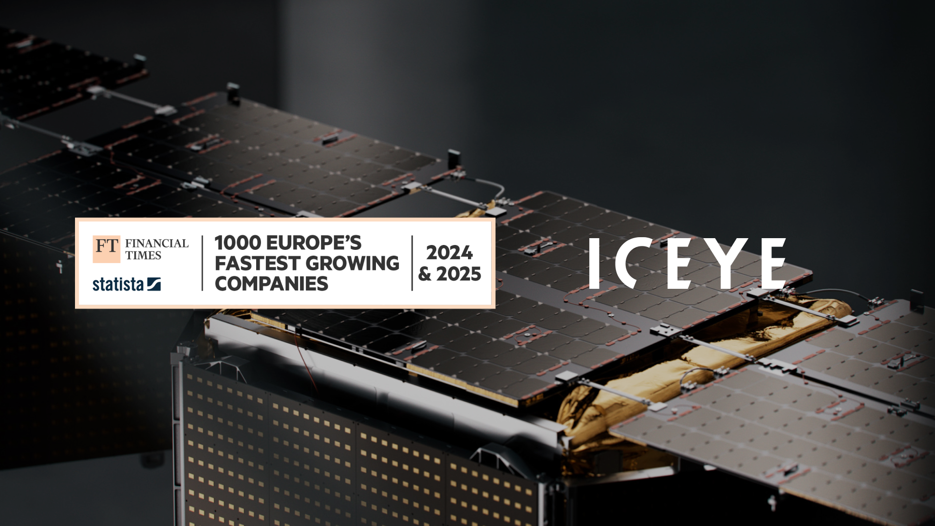 ICEYE is included in the FT1000 ranking of Europe’s fastest-growing companies